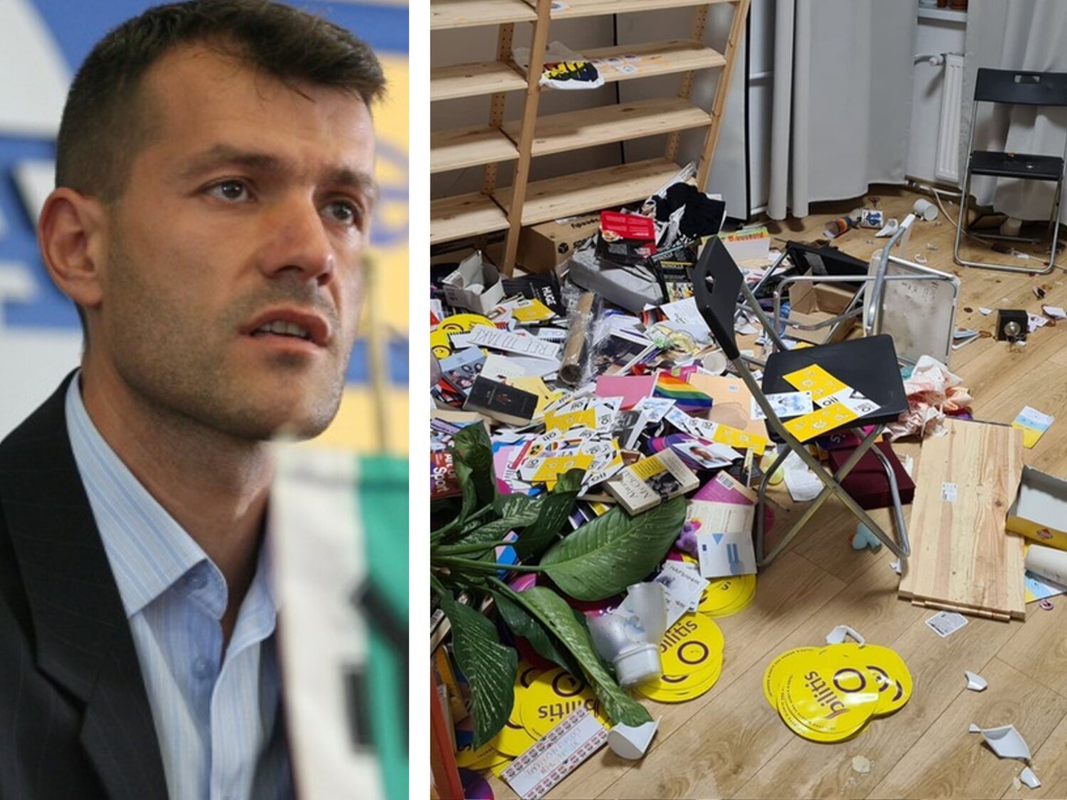 Detenido un candidato presidencial de ultraderecha tras la violenta destrucción del centro LGTBI de Bulgaria