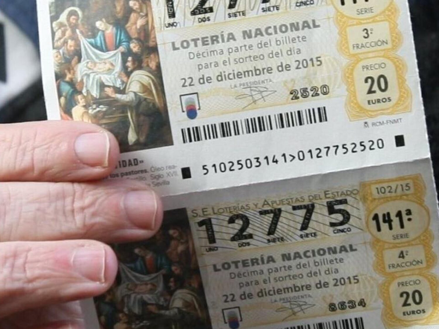 ¿Qué hago para cobrar mi décimo de Lotería si está roto o en mal estado?