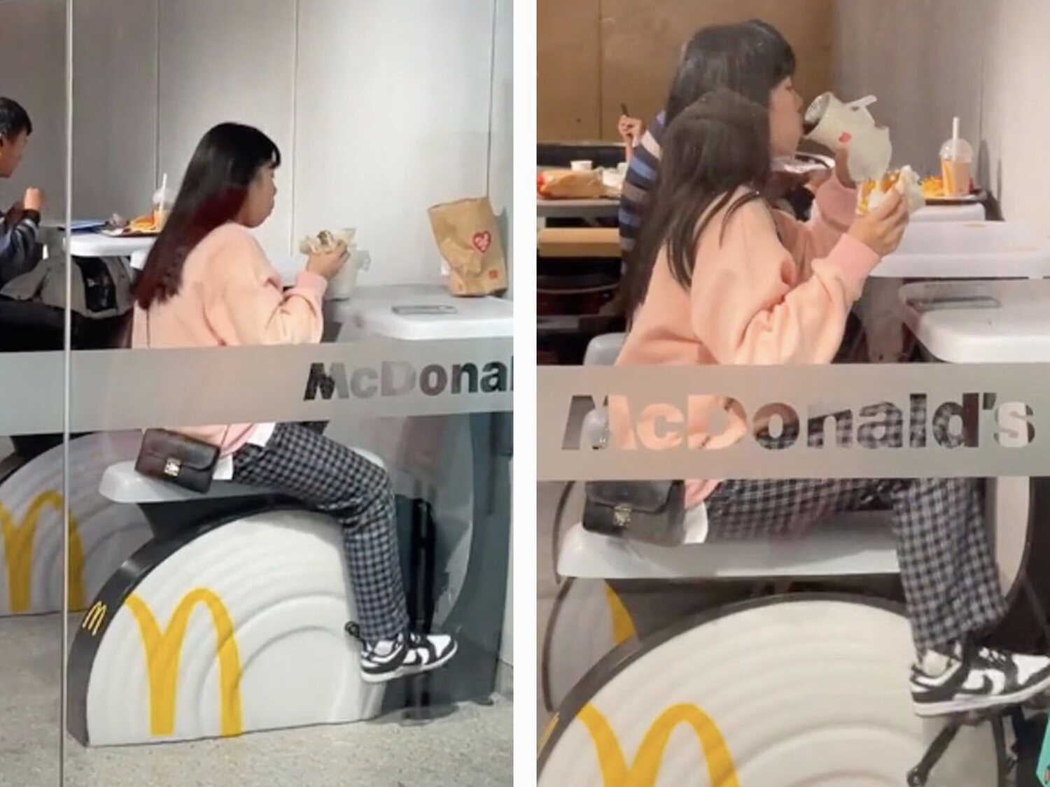 Un McDonald's instala bicicletas estáticas para que sus clientes hagan ejercicio mientras comen