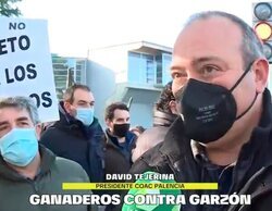 Un ganadero asiste a una protesta contra Garzón y acaba afirmando que está de acuerdo con él
