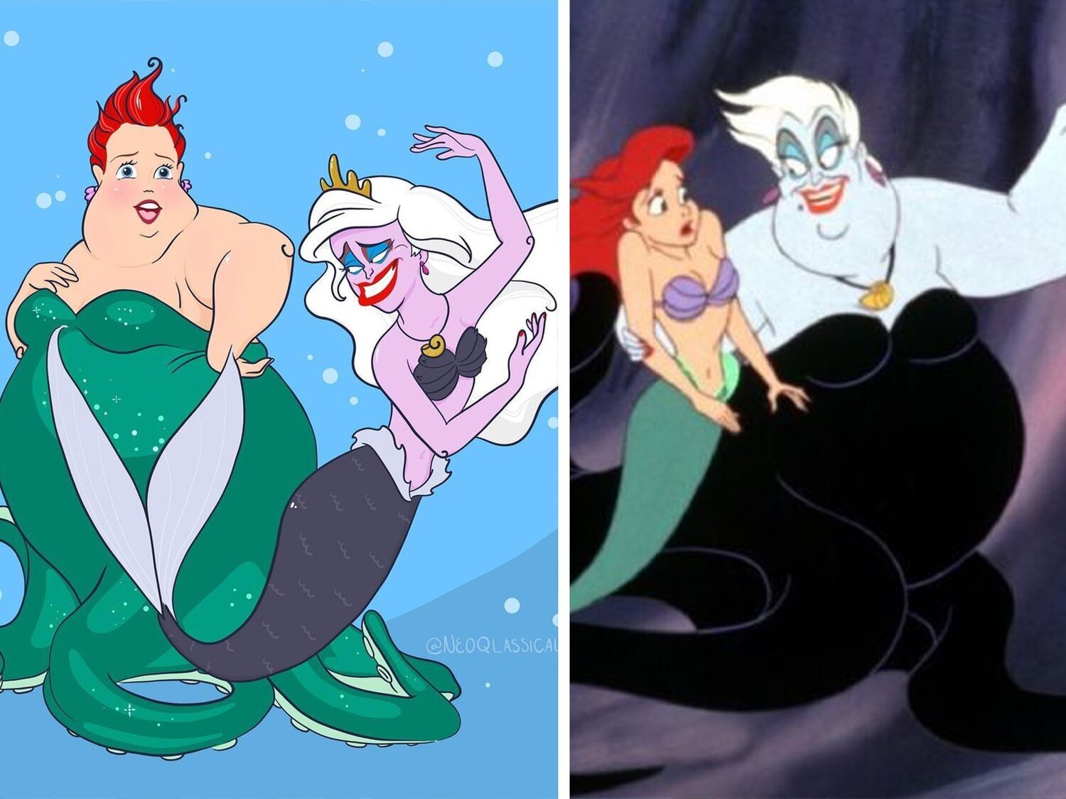 Una ilustradora recrea a las princesas Disney en versión curvy para que sean más inclusivas