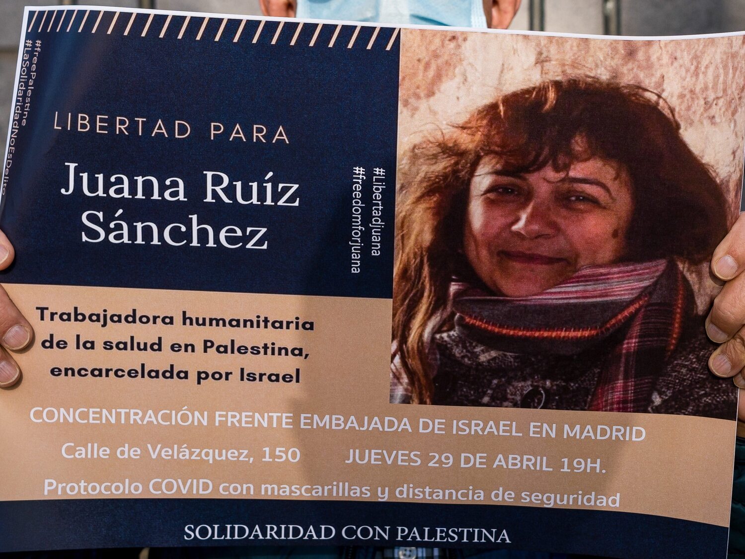Israel excarcela a la cooperante española Juana Ruiz tras diez meses en prisión