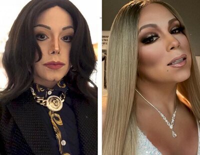 Un artista se transforma en cualquier cantante gracias a sus habilidades con el maquillaje