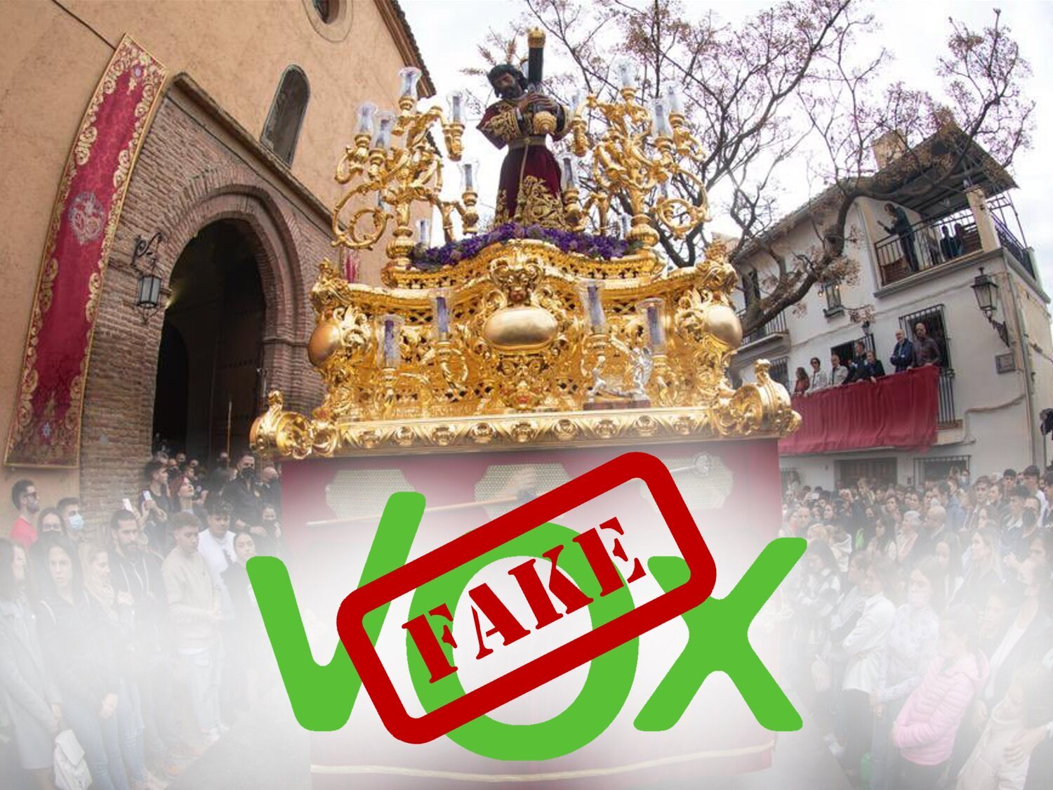 OKDiario lanza un bulo que VOX difunde para criminalizar a menas aprovechando la Semana Santa