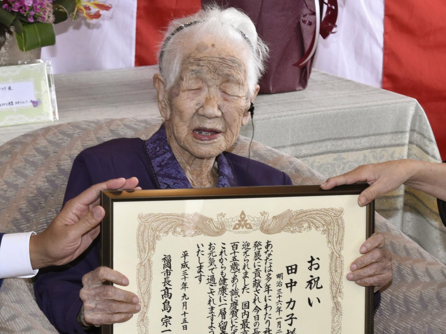 Muere a los 119 años la persona más longeva del mundo, la japonesa Kane Tanaka