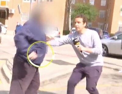 Intentan apuñalar a un periodista de Telemadrid ante las cámaras durante un reportaje