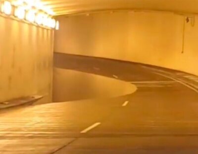 La ilusión óptica que desconcertó a los conductores en un túnel de Estados Unidos