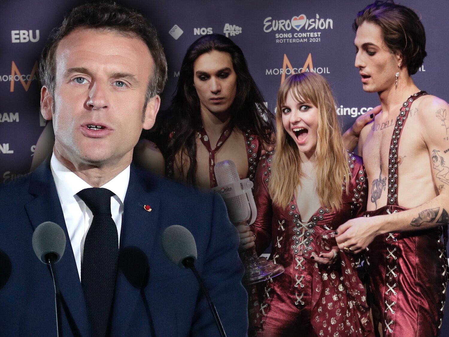 Macron intentó que descalificaran a Måneskin y que Francia ganase Eurovisión 2021