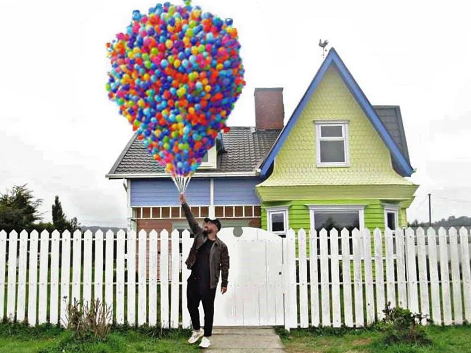 Una pareja chilena construye una casa idéntica a la de 'UP' y triunfa en TikTok