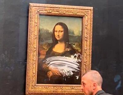 El cuadro de 'La Gioconda', atacado con un tartazo en el Louvre