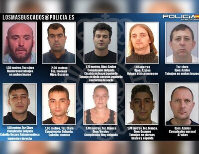 La Policía Nacional pide colaboración para encontrar a estos 10 fugitivos más buscados de España