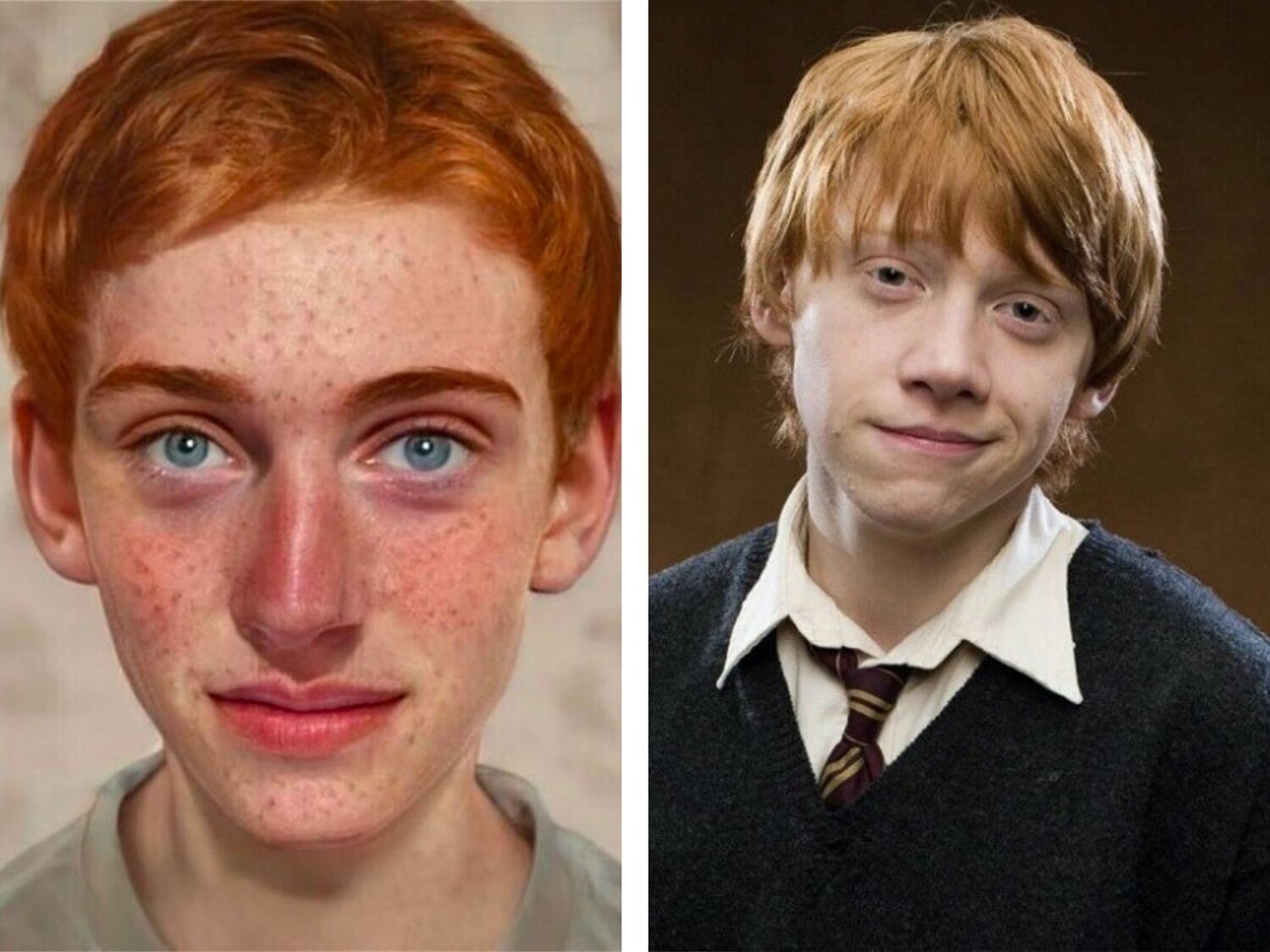 Así serían los personajes de la saga 'Harry Potter' si fuesen exactamente como en los libros