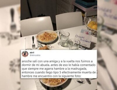 La maravillosa sorpresa de una abuela a su nieta tras volver de fiesta