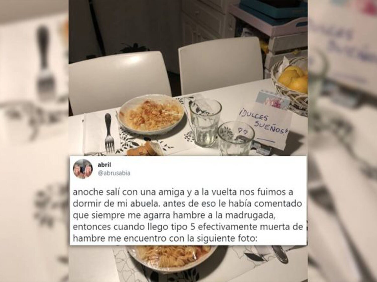 La maravillosa sorpresa de una abuela a su nieta tras volver de fiesta