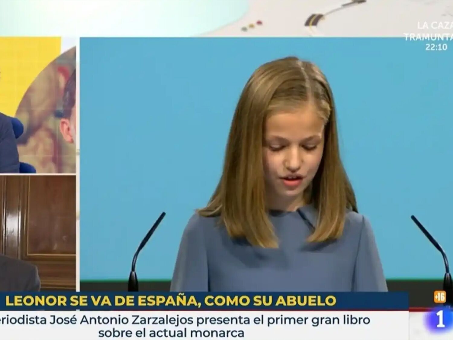 La justicia anula el despido del guionista de TVE autor del rótulo "Leonor se va de España, como su abuelo"