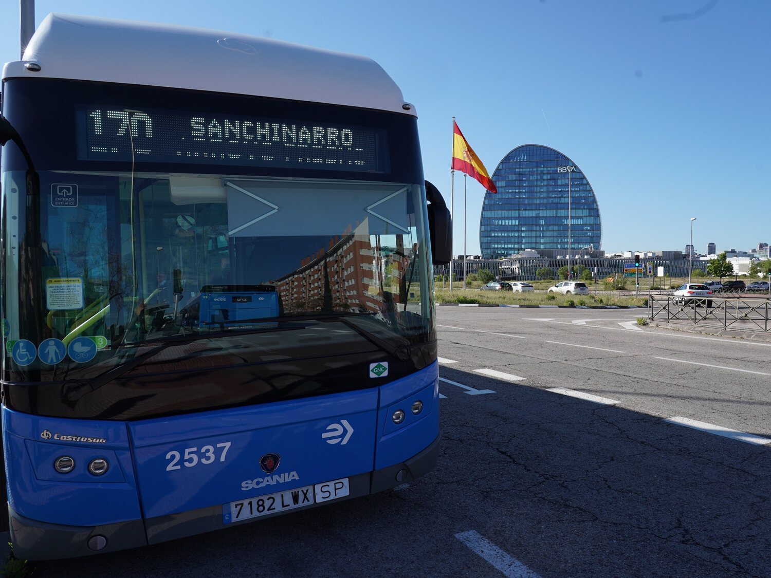Todos los autobuses de la EMT de Madrid serán totalmente gratuitos durante estos días