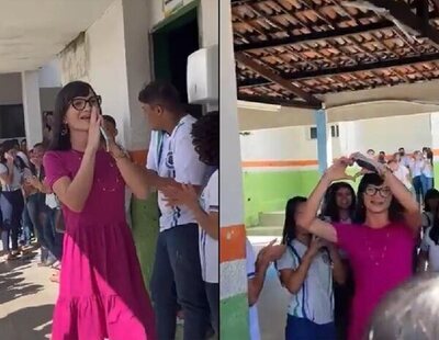 El emotivo vídeo de una profesora trans en el que recibe el apoyo de sus alumnos tras sufrir discriminación