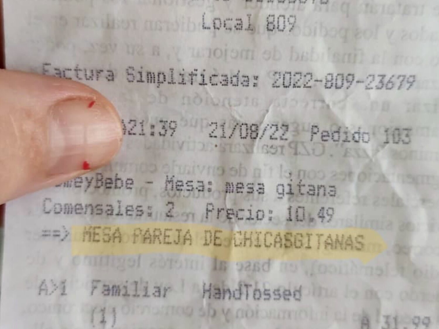 Domino's Pizza pide disculpas tras una denuncia de racismo en una de sus pizzerías: "Mesa gitana"