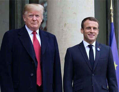 Trump presumía de "información de Inteligencia" sobre la vida íntima de Macron