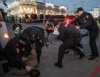 1.400 detenidos en Rusia en las protestas por enviar reservistas a la guerra de Ucrania