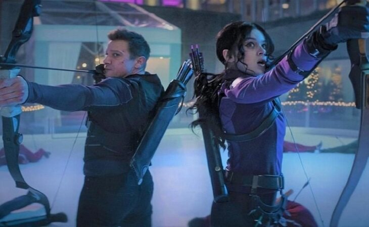 Jeremy Renner & Hailee Steinfeld en 'Ojo de Halcón'