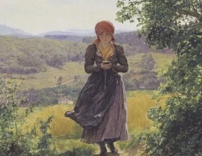 Un cuadro de 1860 con una mujer que aparenta jugar con un iPhone desata todo tipo de teorías conspiratorias