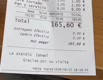 Sorprenden a una familia de seis miembros haciendo un 'sinpa' en un restaurante de Chipiona: 165 euros de factura