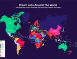 El mapa que revela el trabajo más deseado en cada país del mundo... y España sorprende