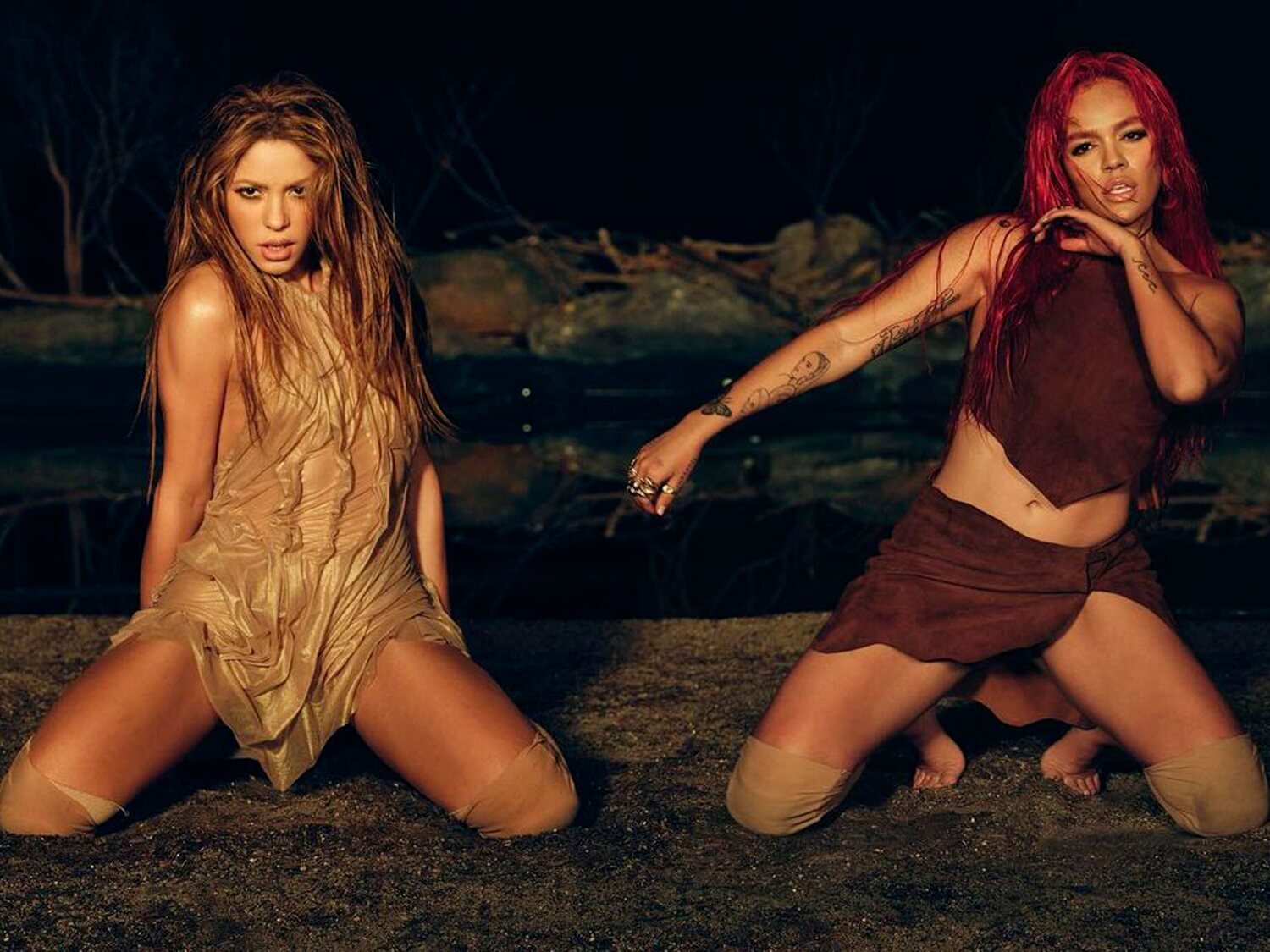 Shakira y Karol G lanzan 'TQG, llena de pullas a Piqué: "Por hombres no compito"