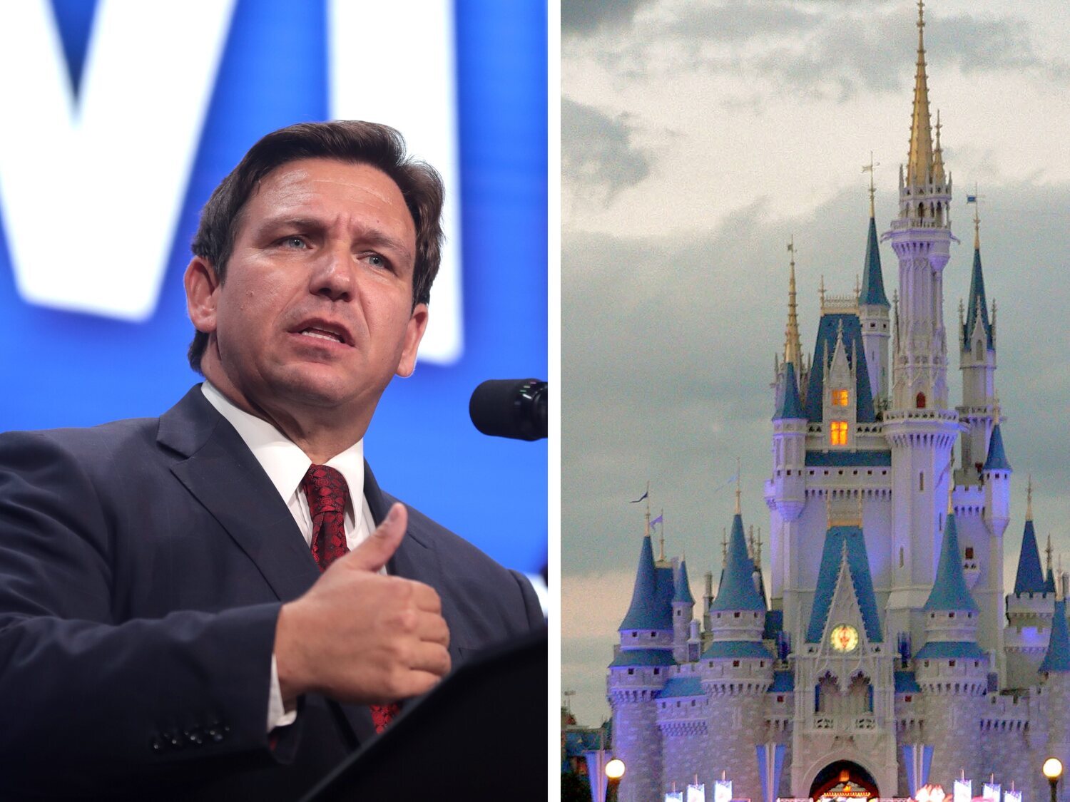 El gobernador ultra de Florida, Ron DeSantis, toma el control de Disney World por su oposición a sus políticas homófobas