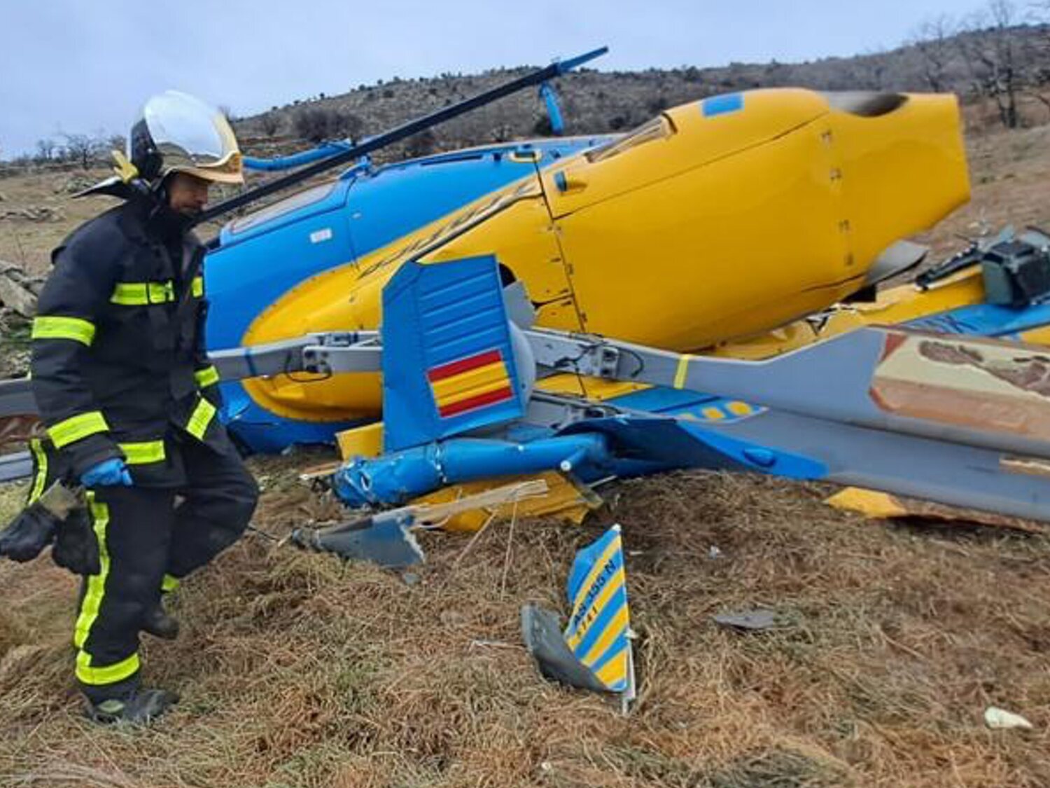 Queda en libertad el piloto del helicóptero siniestrado de la DGT que dio positivo en cocaína y metanfetaminas