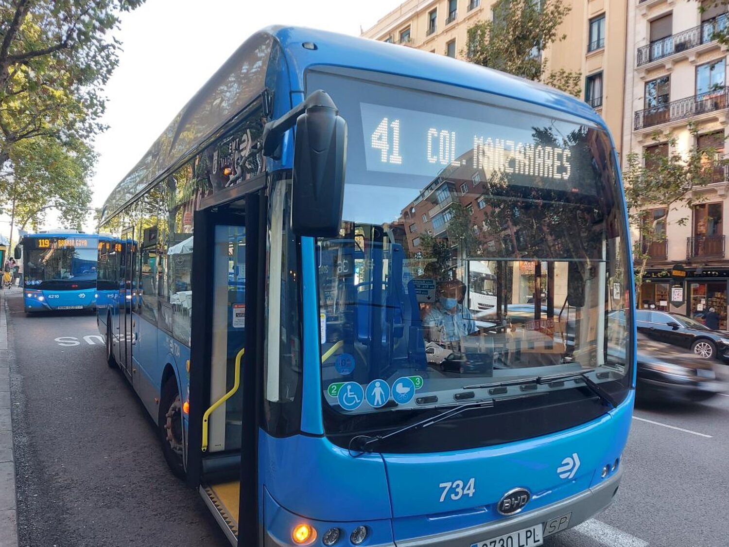 Todos los viajes en los autobuses de la EMT de Madrid serán completamente gratis durante estos días
