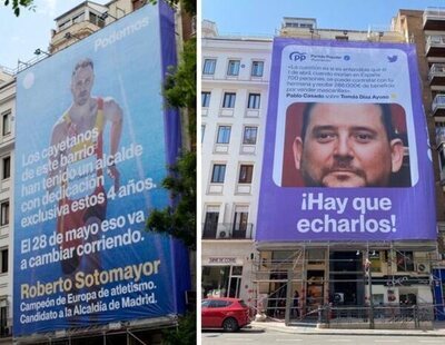 Los polémicos carteles de Podemos en las elecciones de Madrid: ¿Acierta la formación morada?