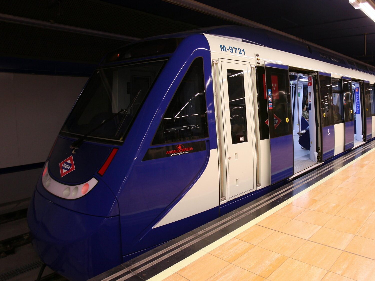 Las líneas de Metro cortadas en Madrid por el temporal