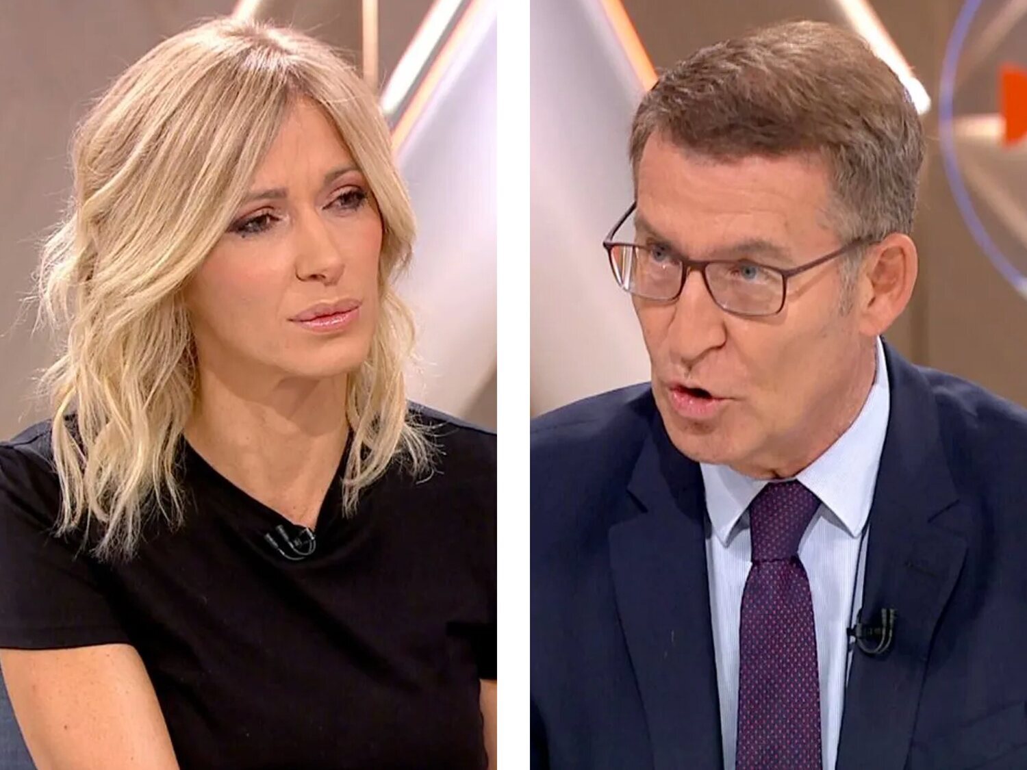 Críticas a Susanna Griso y Feijóo por frivolizar con el 'caso Rubiales' al saludarse con dos besos