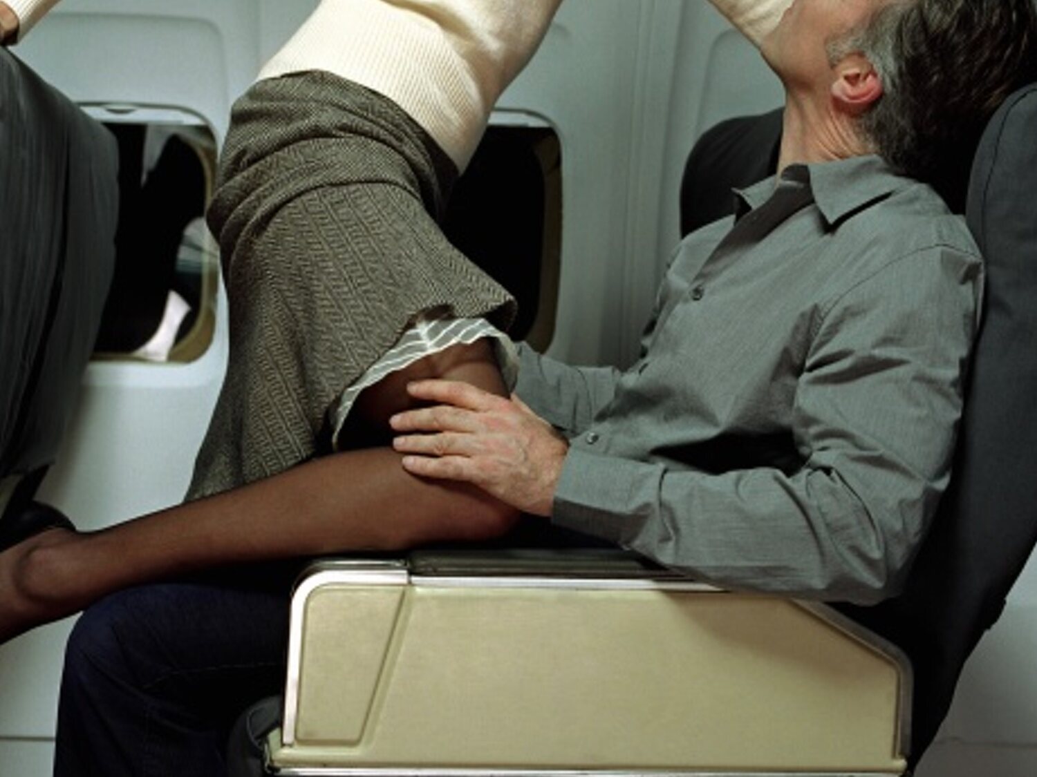Graban a una pareja teniendo sexo en pleno vuelo hacia Ibiza