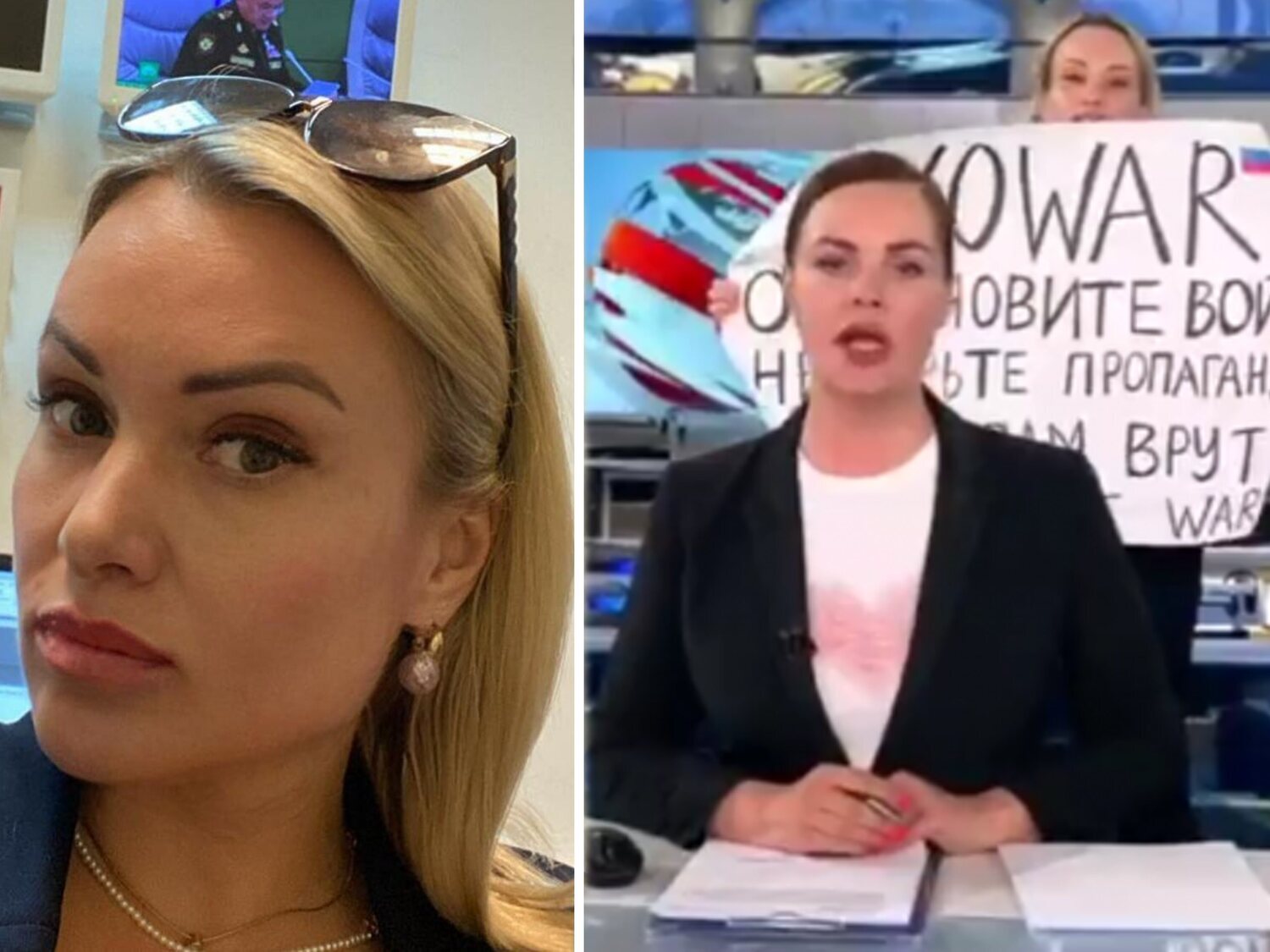 Condenan a ocho años y medio de prisión a la periodista rusa que protestó en directo contra la guerra de Ucrania