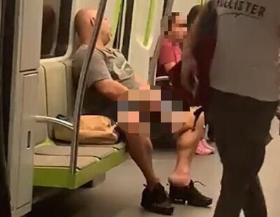 Se masturba en un vagón del Metro de Valencia y golpea salvajemente a un hombre