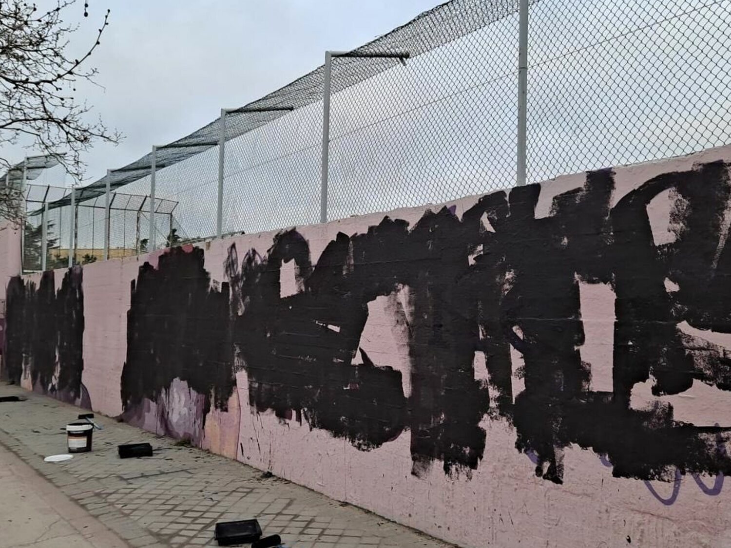 Un militante de VOX, procesado por vandalizar el mural feminista de Ciudad Lineal