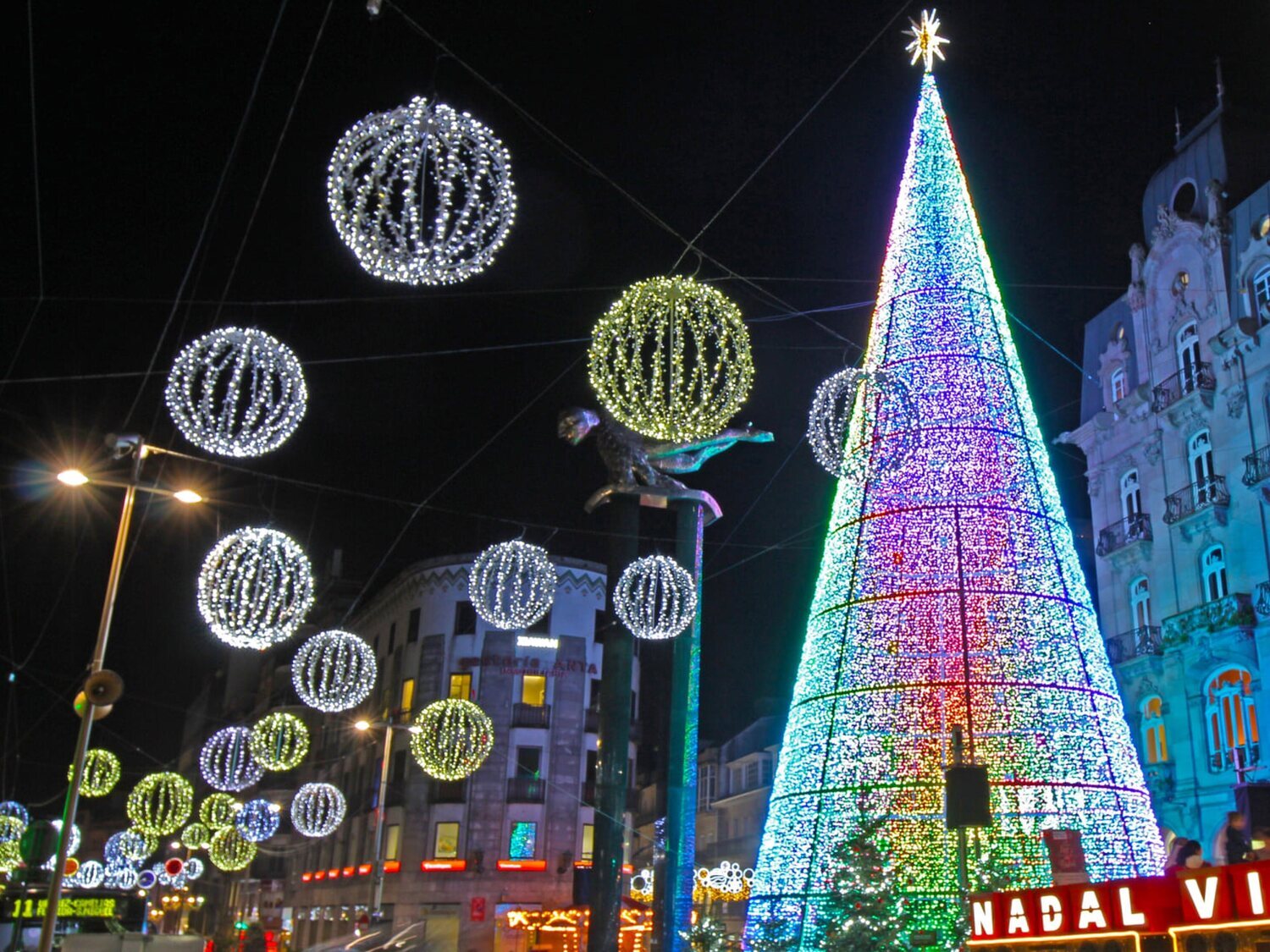 Las ciudades de España que más dinero gastan en luces de Navidad