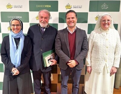 Mayor Oreja alecciona sobre "el proyecto suicida de la izquierda" en un colegio de Madrid tras prohibir a Irene Montero