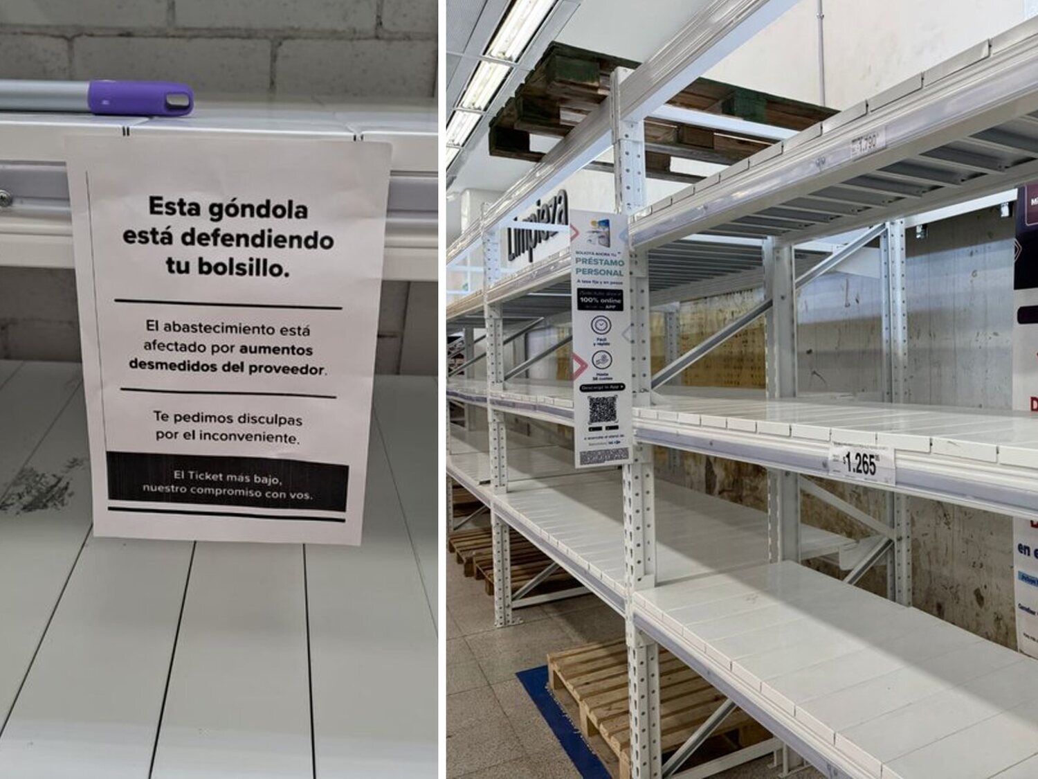 El papel higiénico se dispara de precio en la Argentina de Milei y algunos supermercados dejan de venderlo