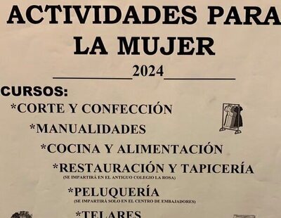 Los cursos para la mujer del Ayuntamiento de Tomelloso (PP y VOX): corte, confección y cocina