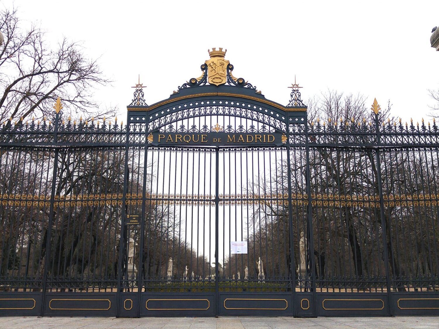 Alerta en Madrid: Cierran ocho parques por riesgo de caída de árboles por rachas de viento