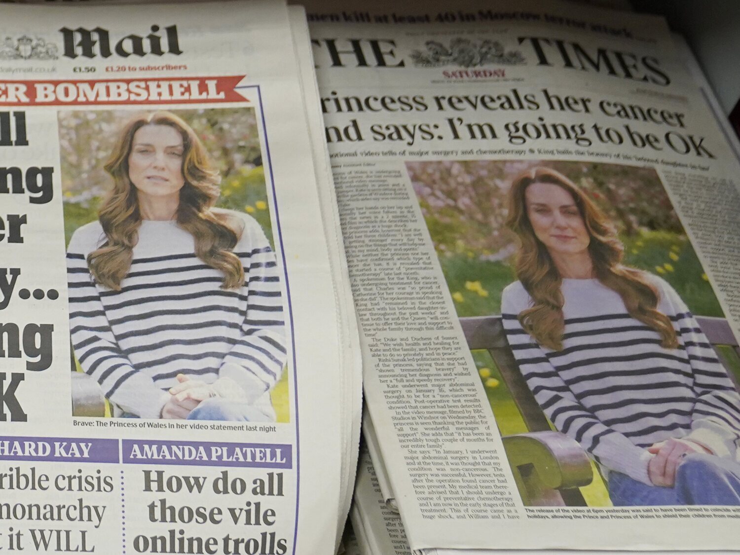 Impacto del anuncio de Kate Middleton: las consultas sobre cáncer se disparan