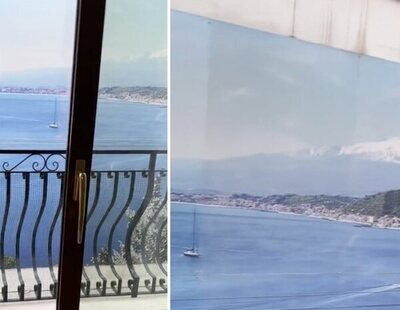 Denuncia estafa en Airbnb: quería una vista al mar se encuentra una pared pintada