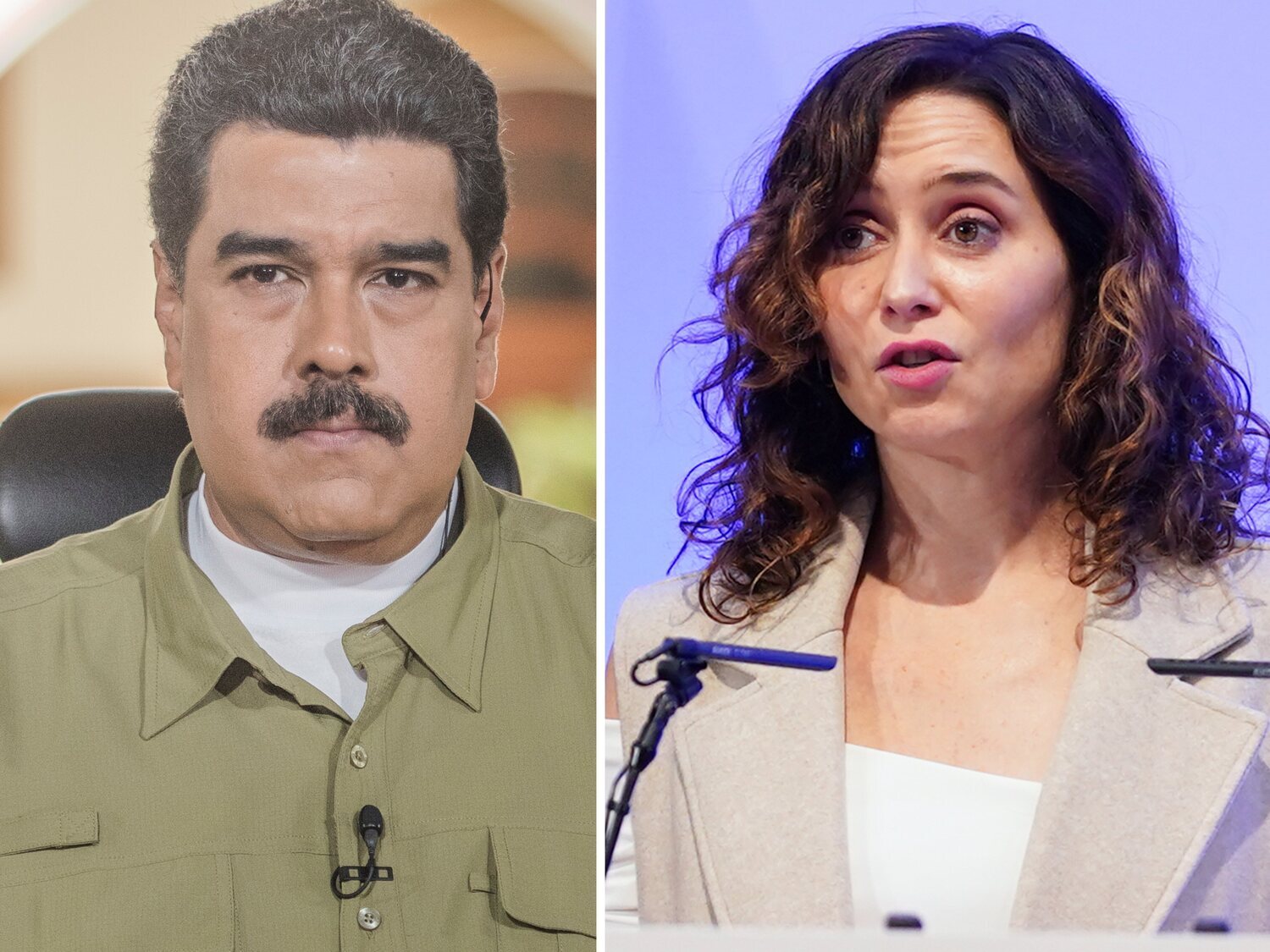 Cruce de acusaciones entre Ayuso y Maduro: "Nico, te veo muy nervioso"