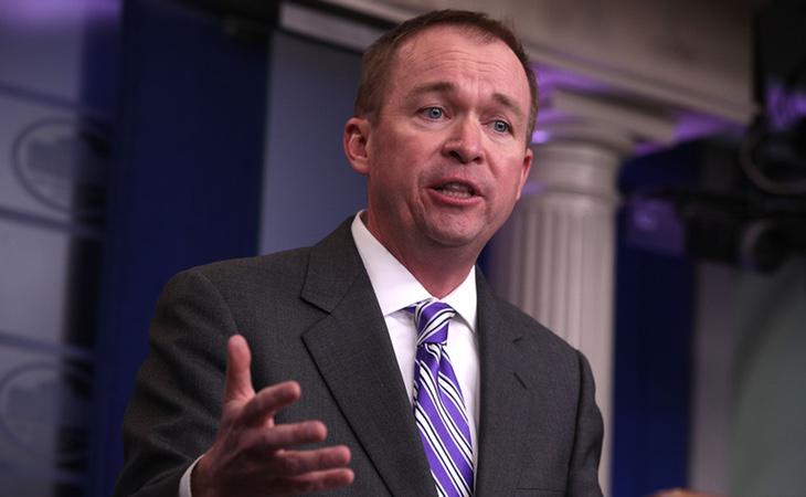 El director del Presupuesto Federal, Mick Mulvaney