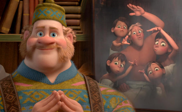 Oaken y la famosa sauna en 'Frozen'