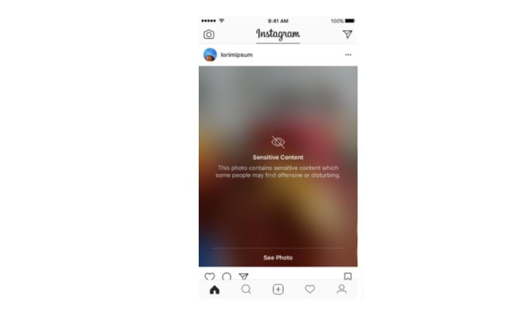 Así es como aparecerán a partir de ahora los contenidos censurados en Instagram